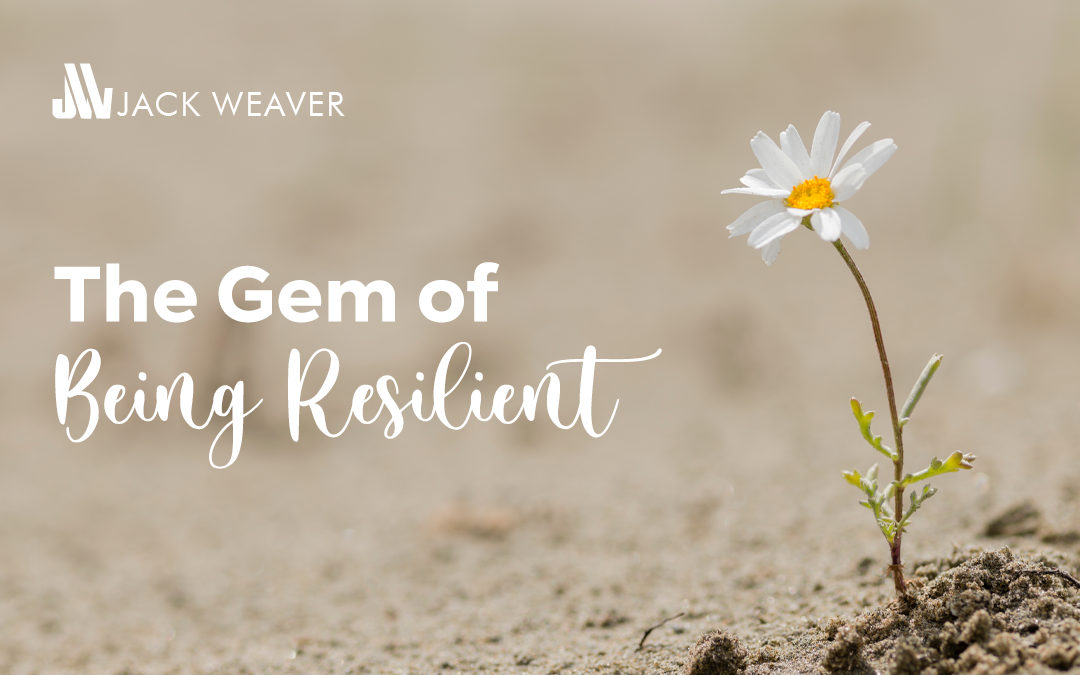 banner with text: The Gem of Being Resilient